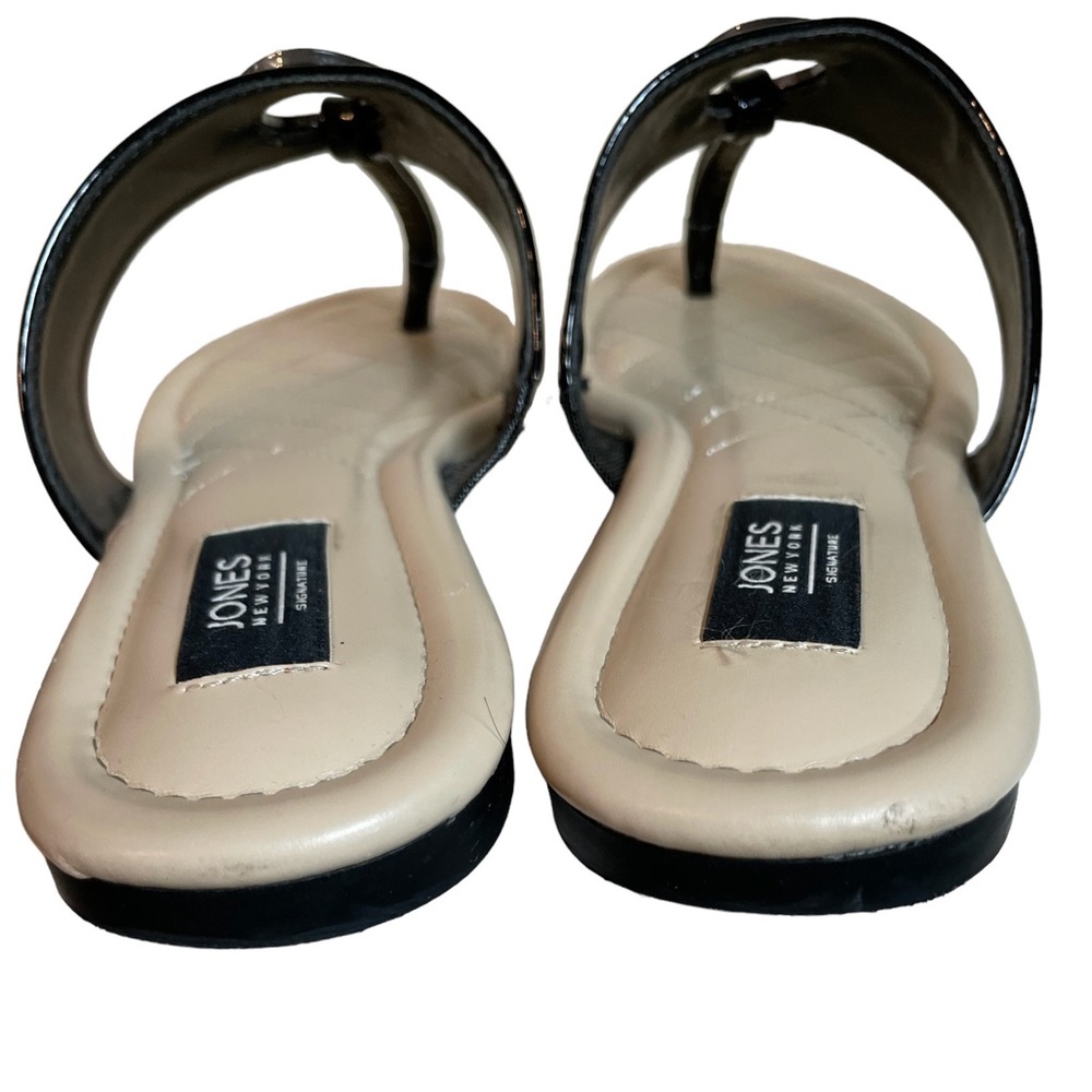 Jones of New York Black and Nude Sandals Size 8M - Picture 4 of 6
